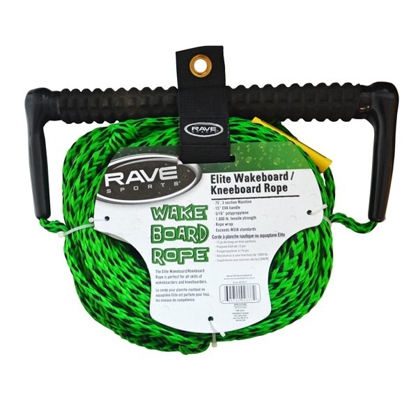 Tow Rope  Dual Sections, 4,150lb Break Strength, UV-Resistant
