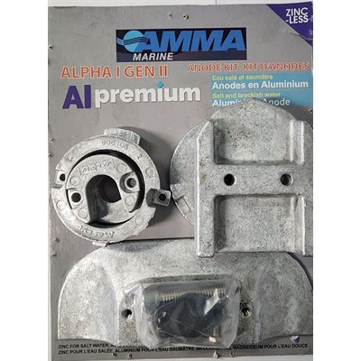 ENS. D’ANODES en ALUMINIUM ALPHA I & GEN II 