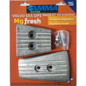 ENS. D'ANODES pour VOLVO SXA / DPS en MAGNÉSIUM