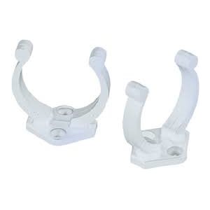 PAIRE de CLIPS UTILITAIRES / BLANCHES - 1½ po