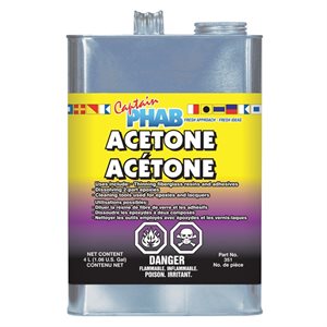 NETTOYANT de FIBRE DE VERRE à l'ACÉTONE - 4L