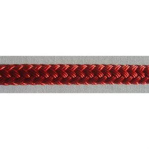 cablot d'ecoute polyester tressé double 3 / 16" rouge