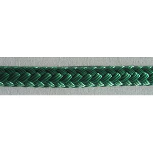 cablot d'ecoute polyester tressé double 3 / 16" vert