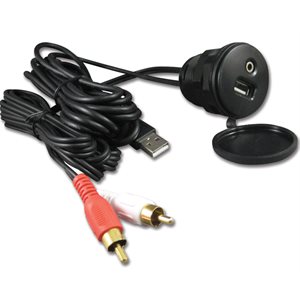 ADAPTATEUR 3,5MM & USB A RCA ET USB