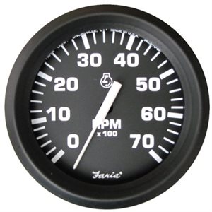 Tachymètre série euro noir 7000rpm