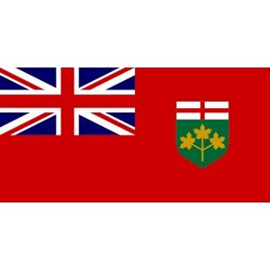 DRAPEAU ONTARIO 12"X24"