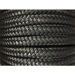 cablot nylon tressé double 1 / 4" noir