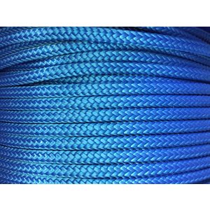 cablot nylon tressé double 3 / 8" bleu royal