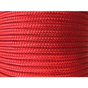 cablot nylon tressé double 3 / 8" rouge