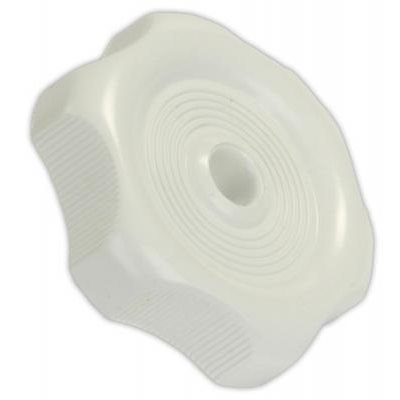 Window Knob w / 1" Shaft, White