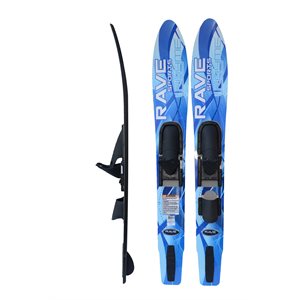 PAIRE de SKI COMBO RHYME SHAPED - 164cm