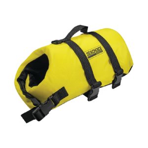 veste de chien jaune (7-15lbs)